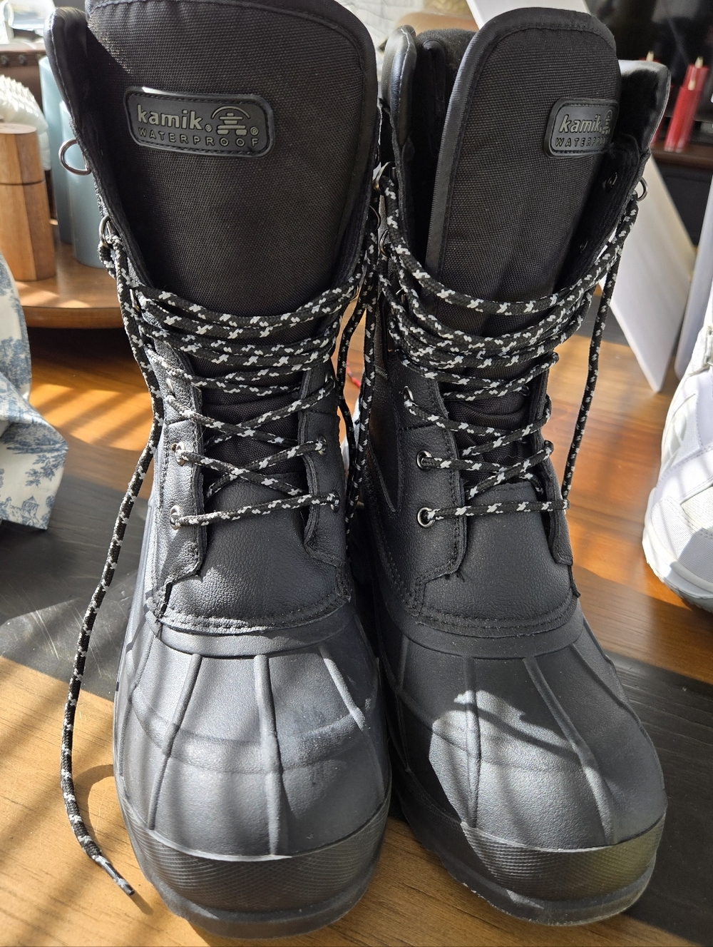 EUC Kamik Men's Nationprow Snow Boot, Black Sz 12
